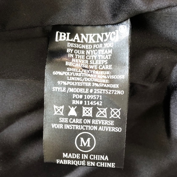 Blank NYC Black and White Snake Print Faux Leather Jacket - Picture 10 of 11